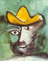 Head of Man 1973 1 cubist Pablo Picasso